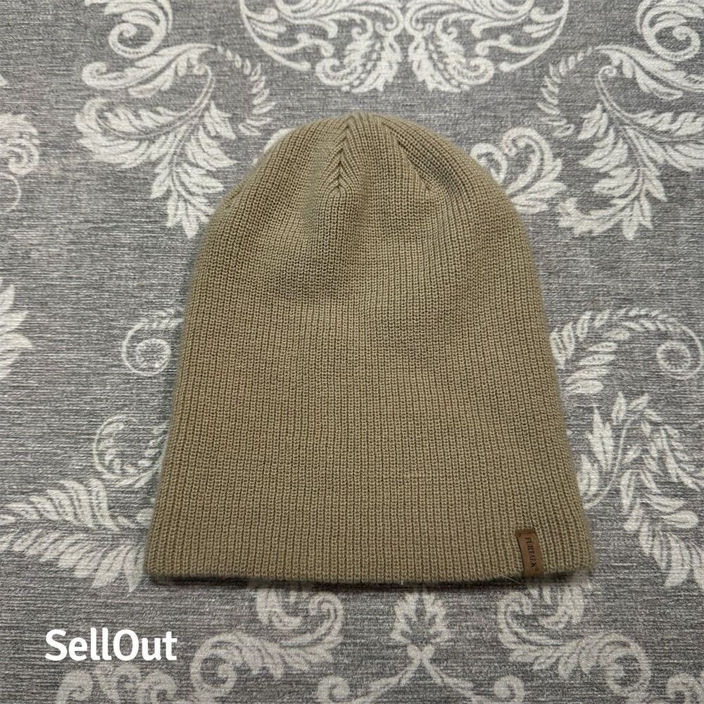 FURTALK Unisex Brown Knit Beanie Hat Warm Winter Casual Solid Standard OS